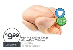 IGA Marion Bay Free Range Whole Raw Chicken offer