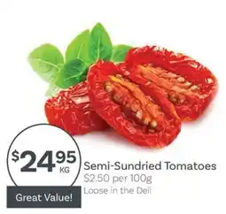 IGA Semi-Sundried Tomatoes offer