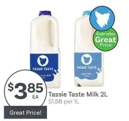 IGA Tassie Taste Milk offer