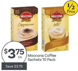 IGA Moccona Coffee Sachets offer