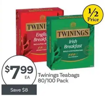 IGA Twinings Teabags offer