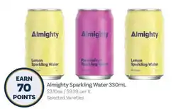IGA Almighty Sparkling Water offer