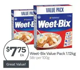 IGA Weet-Bix Value Pack offer
