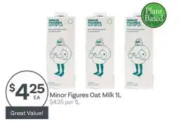IGA Minor Figures Oat Milk offer