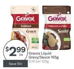 IGA Gravox Liquid Gravy/Sauce offer