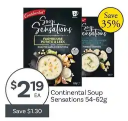 IGA Continental Soup Sensations offer