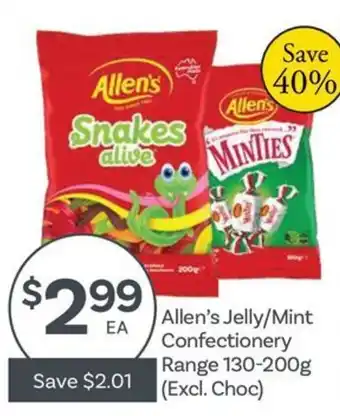IGA Allen's Jelly/Mint Confectionery offer