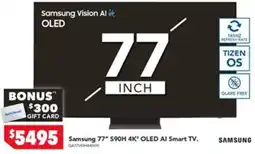 Harvey Norman Samsung 77" S90H 4K" OLED AI Smart TV offer
