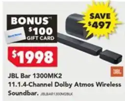 Harvey Norman JBL Bar 1300MK2 offer