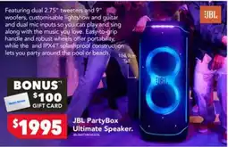 Harvey Norman JBL PartyBox Ultimate Speaker offer