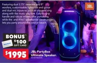 JBL PartyBox Ultimate Speaker