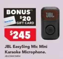 Harvey Norman JBL EasySing Mic Mini Karaoke Microphone offer