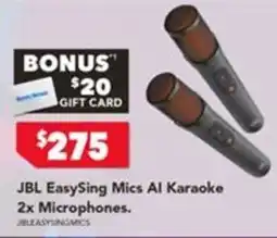 Harvey Norman JBL EasySing Mics Al Karaoke offer