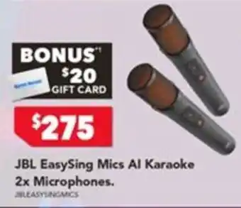JBL EasySing Mics Al Karaoke