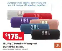 Harvey Norman JBL Flip 7 Portable Waterproof Bluetooth Speaker offer