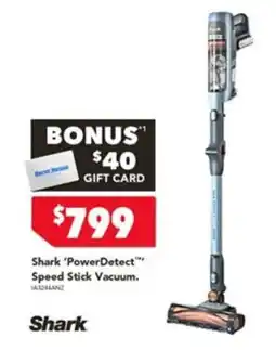 Harvey Norman Shark 'PowerDetect' Speed Stick Vacuum offer