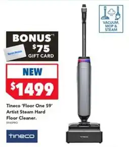 Harvey Norman Tineco 'Floor One S9' Artist Steam Hard Floor Cleaner offer