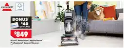 Harvey Norman Bissell 'Revolution' HydroSteam Professional Carpet Cleaner offer