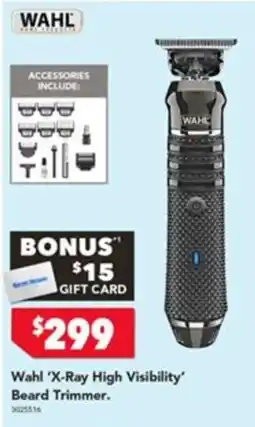 Harvey Norman Wahl 'X-Ray High Visibility' Beard Trimmer offer
