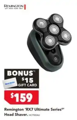 Harvey Norman Remington 'RX7 Ultimate Series' Head Shaver offer