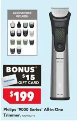 Harvey Norman Philips '9000 Series' All-in-One Trimmer offer