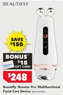 Harvey Norman Beautify 'Booster Pro' Multifunctional Facial Care Device offer