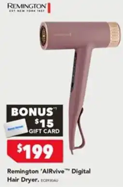 Harvey Norman Remington 'AIRvive' Digital Hair Dryer offer