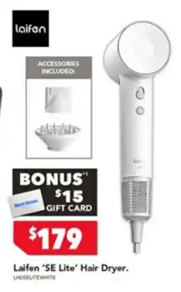 Harvey Norman Laifen 'SE Lite' Hair Dryer offer