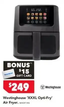 Harvey Norman Westinghouse 'XXXL Opti-Fry' Air Fryer offer