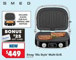 Harvey Norman Smeg '50s Style' Multi-Grill offer