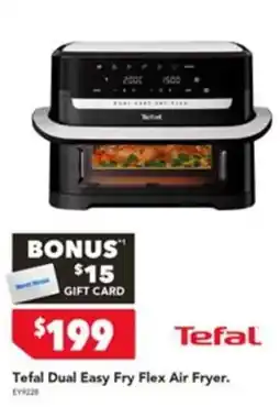 Harvey Norman Tefal Dual Easy Fry Flex Air Fryer offer
