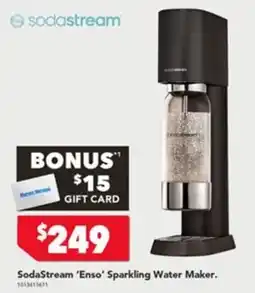 Harvey Norman SodaStream 'Enso' Sparkling Water Maker offer