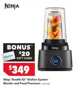 Harvey Norman Ninja 'Stealth IQ' Kitchen System' Blender and Food Processor offer