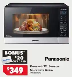 Harvey Norman Panasonic 32L Inverter Microwave Oven offer