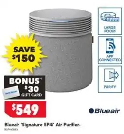 Harvey Norman Blueair 'Signature SP4i' Air Purifier offer