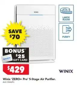 Harvey Norman Winix 'ZERO+ Pro' 5-Stage Air Purifier offer