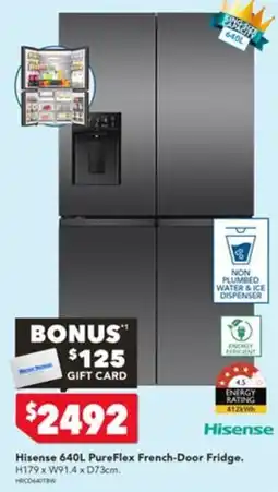 Harvey Norman Hisense 640L PureFlex French-Door Fridge offer