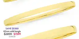 Goldmark Solid bangle offer