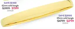 Goldmark Solid bangle offer
