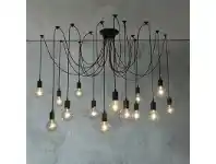 LivingStyles Replica Thomas Edison Bulb Cluster Pendant Light, 14 Head offer