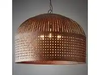 LivingStyles Esch Iron Pendant Light, Extra Large, Rust offer