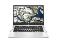 Officeworks HP 14" Chromebook Celeron 4/64GB Teal NA0007TU offer