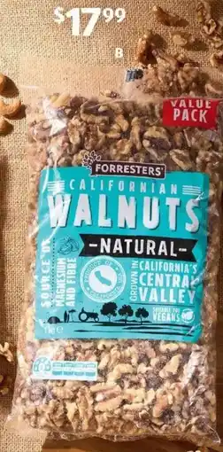 ALDI Forresters Walnuts offer