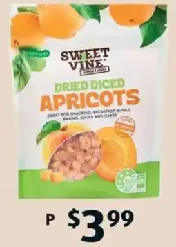 ALDI Sweet Vine Dried Diced Apricots offer