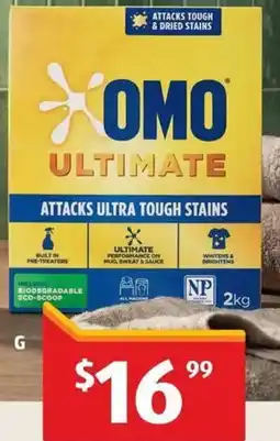 ALDI Omo Ultimate Laundry Powder offer