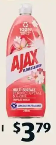 ALDI Ajax Floor Cleaner offer