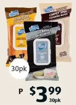 ALDI Specialty Cleaning LEATHER CLEANING WIPES offer
