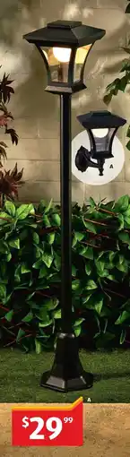 ALDI Solar LED Garden Lantern offer
