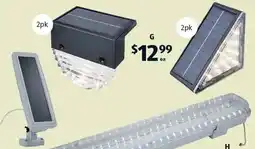 ALDI Assorted Solar Wall Lights offer