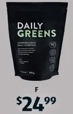 ALDI Daily Greens offer